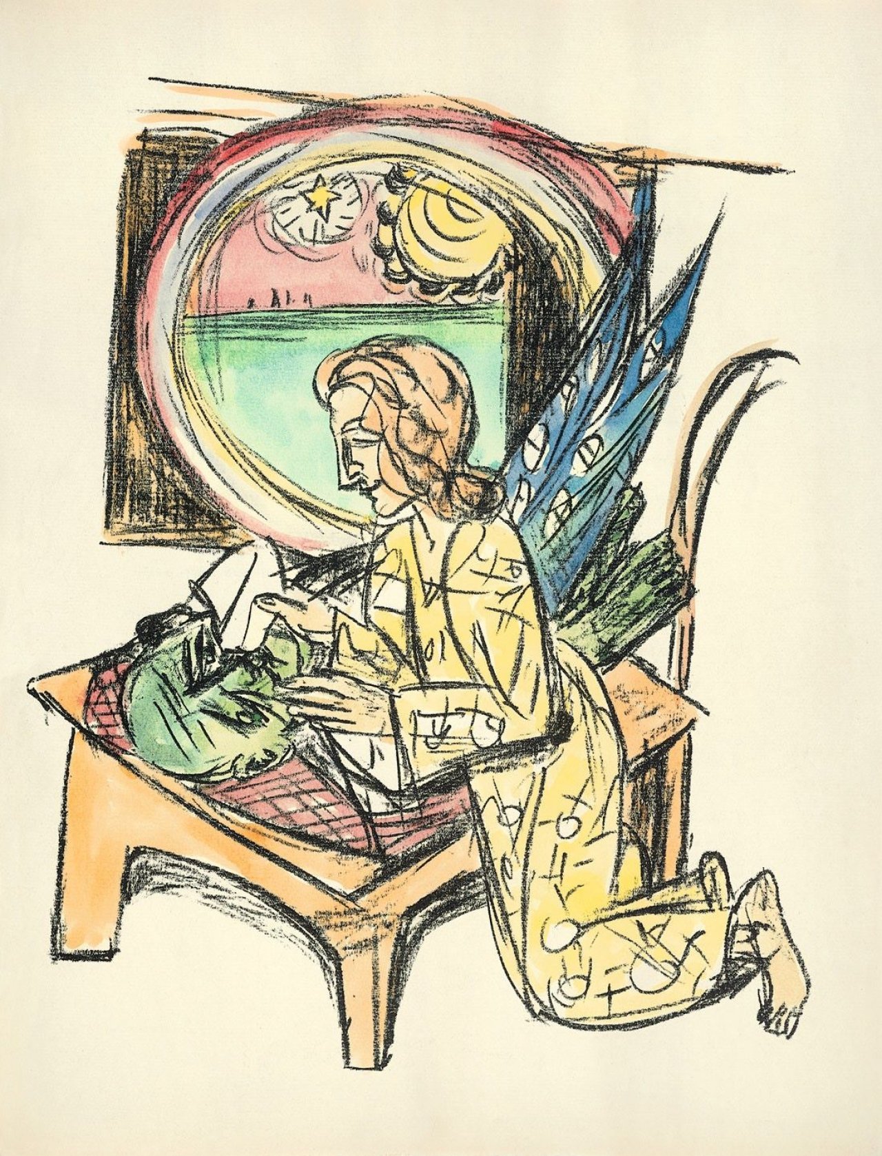 Auf diesem Bild ist das folgende Kunstwerk zu sehen: Max Beckmann. „Apokalypse“. 1941/42.