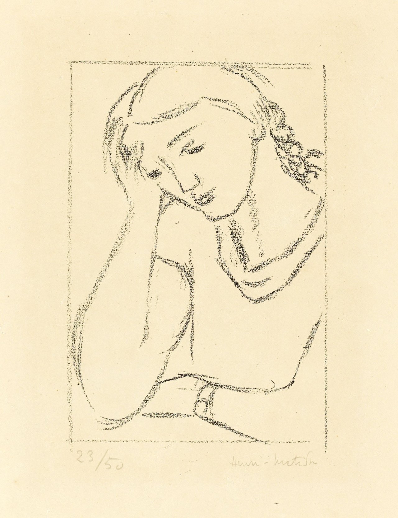 Auf diesem Bild ist das folgende Kunstwerk zu sehen: Henri Matisse. „Lassitude“. 1925.