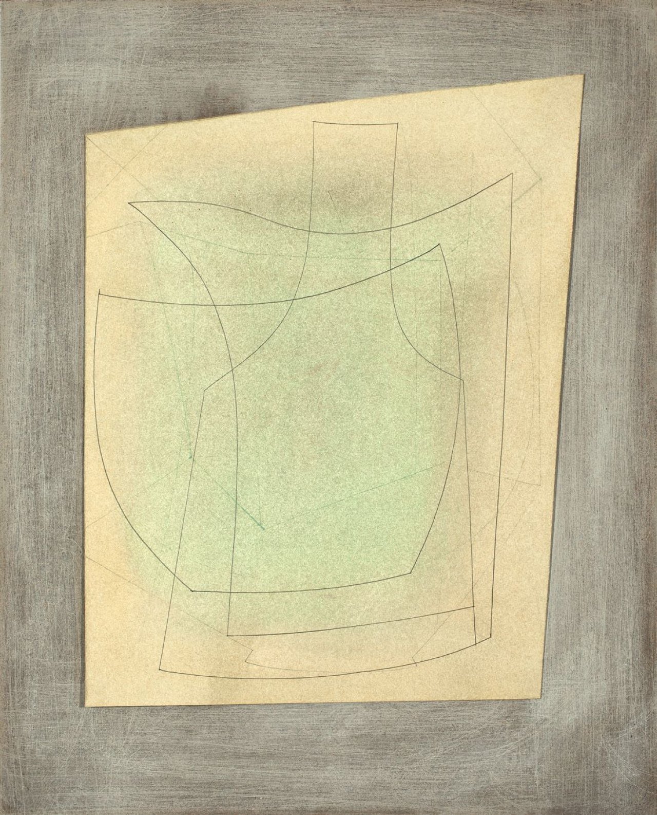 Auf diesem Bild ist das folgende Kunstwerk zu sehen: Ben Nicholson. „Ronco 65“. 1958.