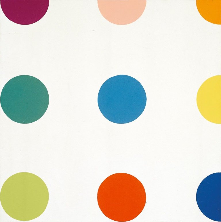 Auf diesem Bild ist das folgende Kunstwerk zu sehen: Damien Hirst. Biphenyl C. 1995.