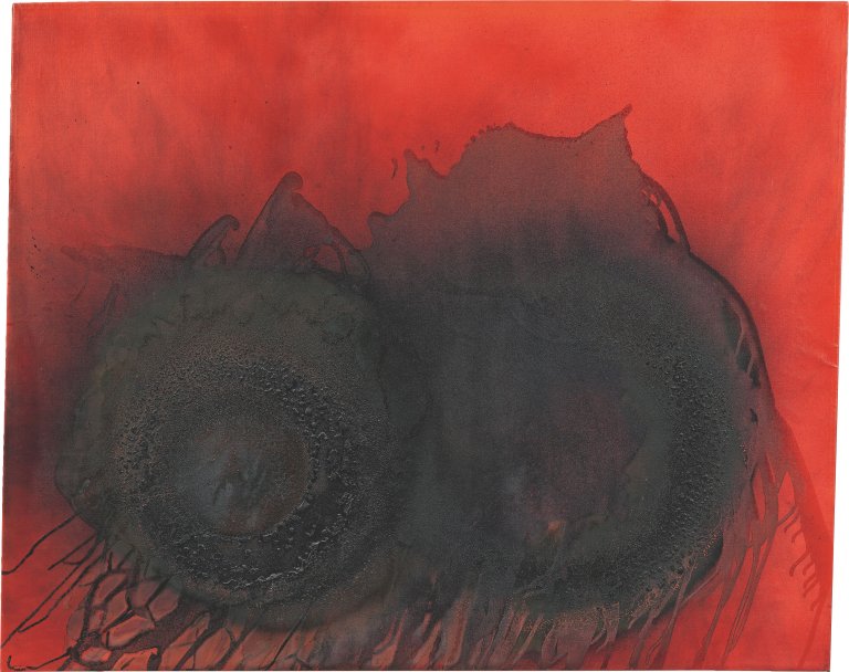 Auf diesem Bild ist das folgende Kunstwerk zu sehen: Otto Piene. „Dark Eye“. 1978.