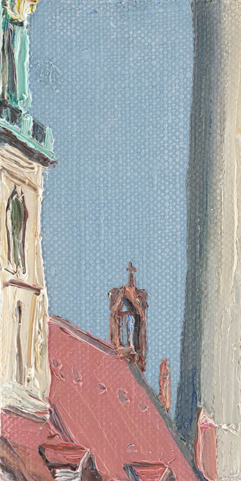 Auf diesem Bild ist das folgende Kunstwerk zu sehen: Christopher Lehmpfuhl. 2 Impressionen am Alexanderplatz. 1999.