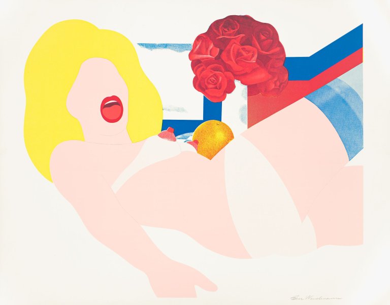Auf diesem Bild ist das folgende Kunstwerk zu sehen: Tom Wesselmann. Look at Wesselmann. 1968.