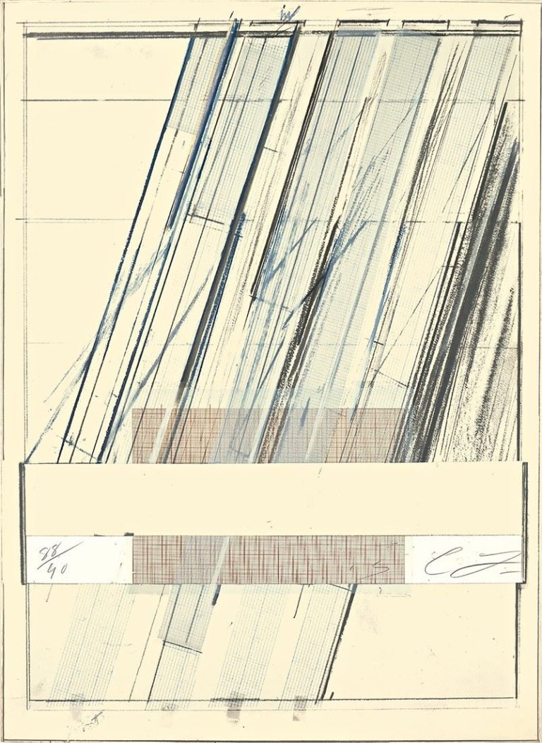 Auf diesem Bild ist das folgende Kunstwerk zu sehen: Cy Twombly. „Ohne Titel“. 1973.