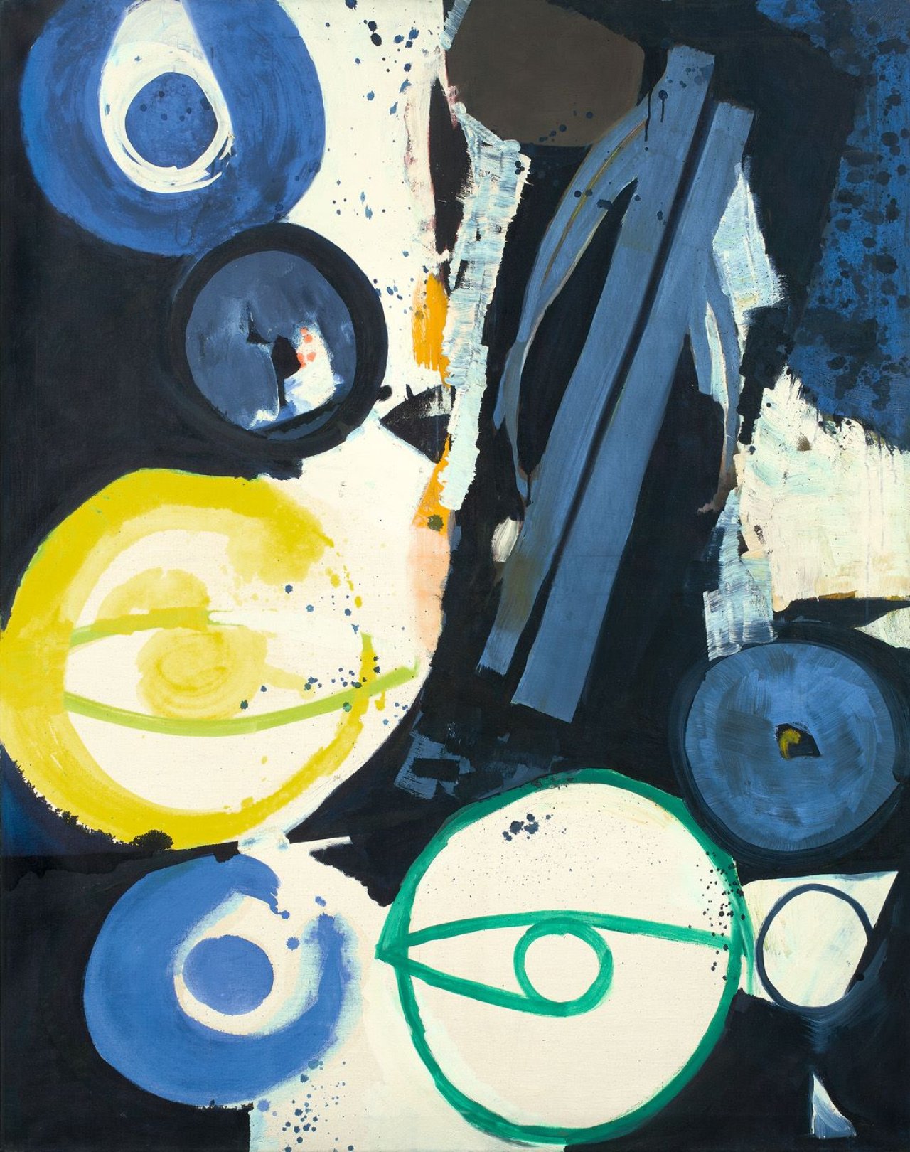 Auf diesem Bild ist das folgende Kunstwerk zu sehen: Ernst Wilhelm Nay. „Orakel“. 1964.