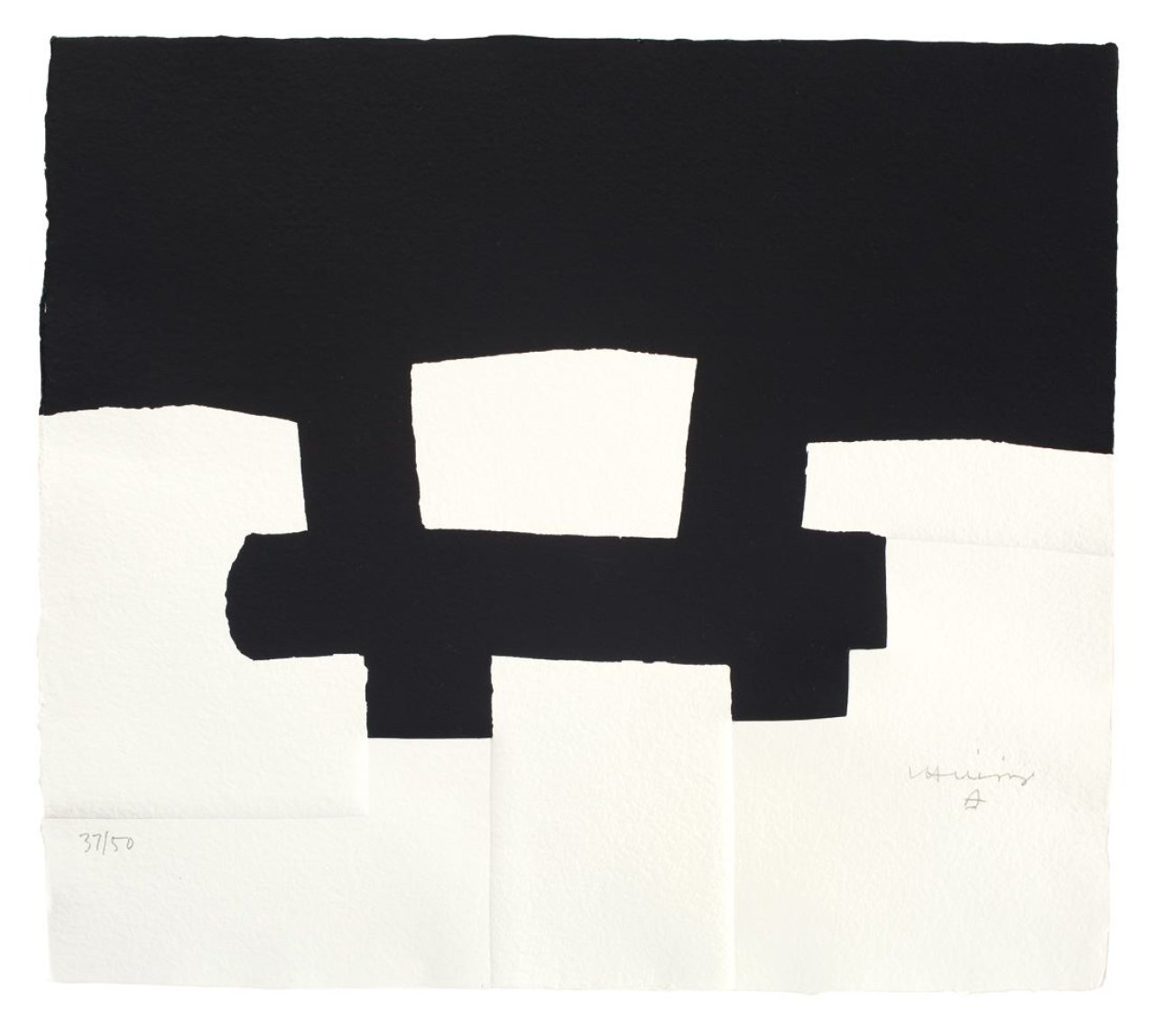 Auf diesem Bild ist das folgende Kunstwerk zu sehen: Eduardo Chillida. „Berlin“. 1990.