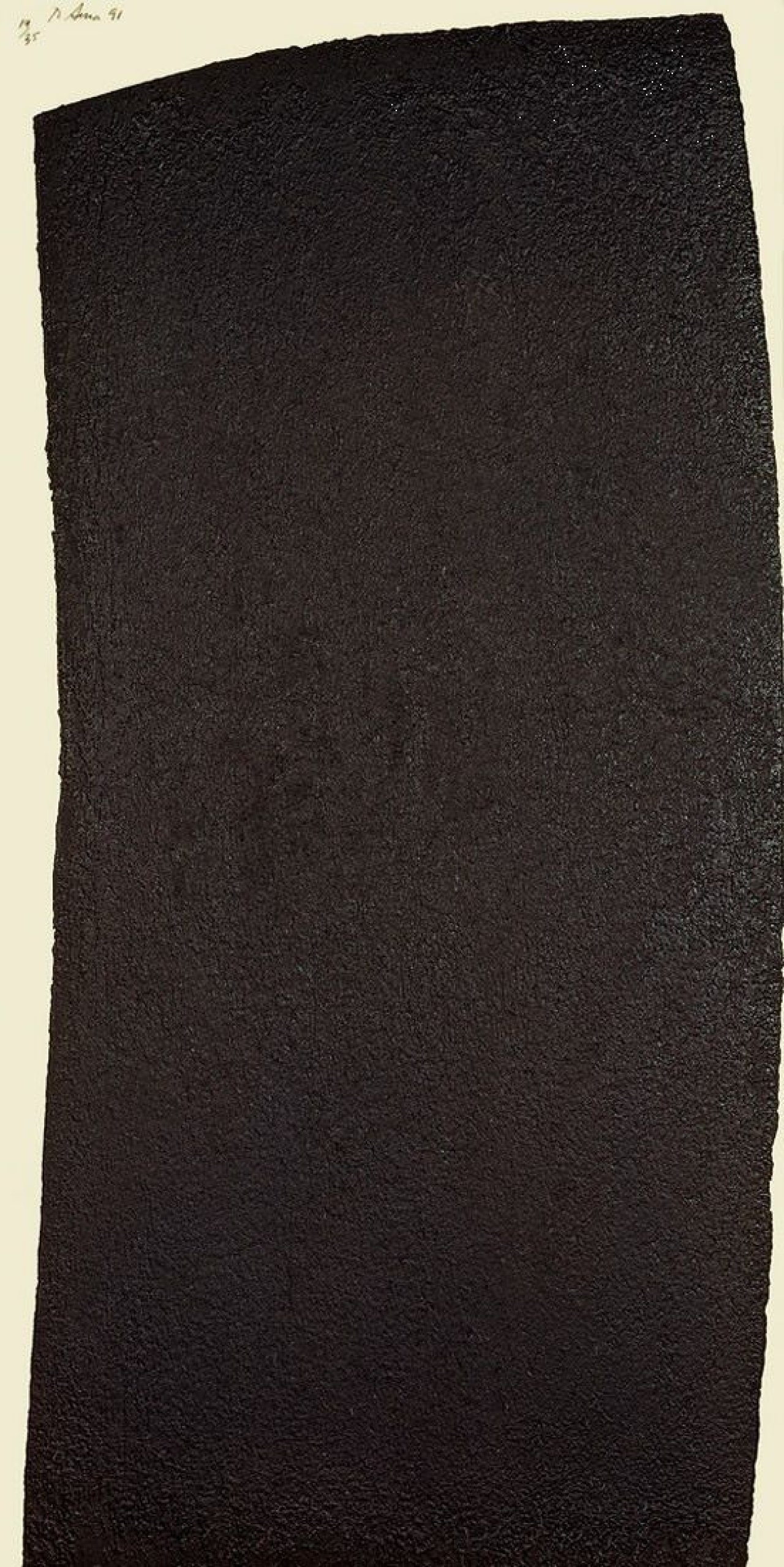 Auf diesem Bild ist das folgende Kunstwerk zu sehen: Richard Serra. „Vesturey I“. 1991.