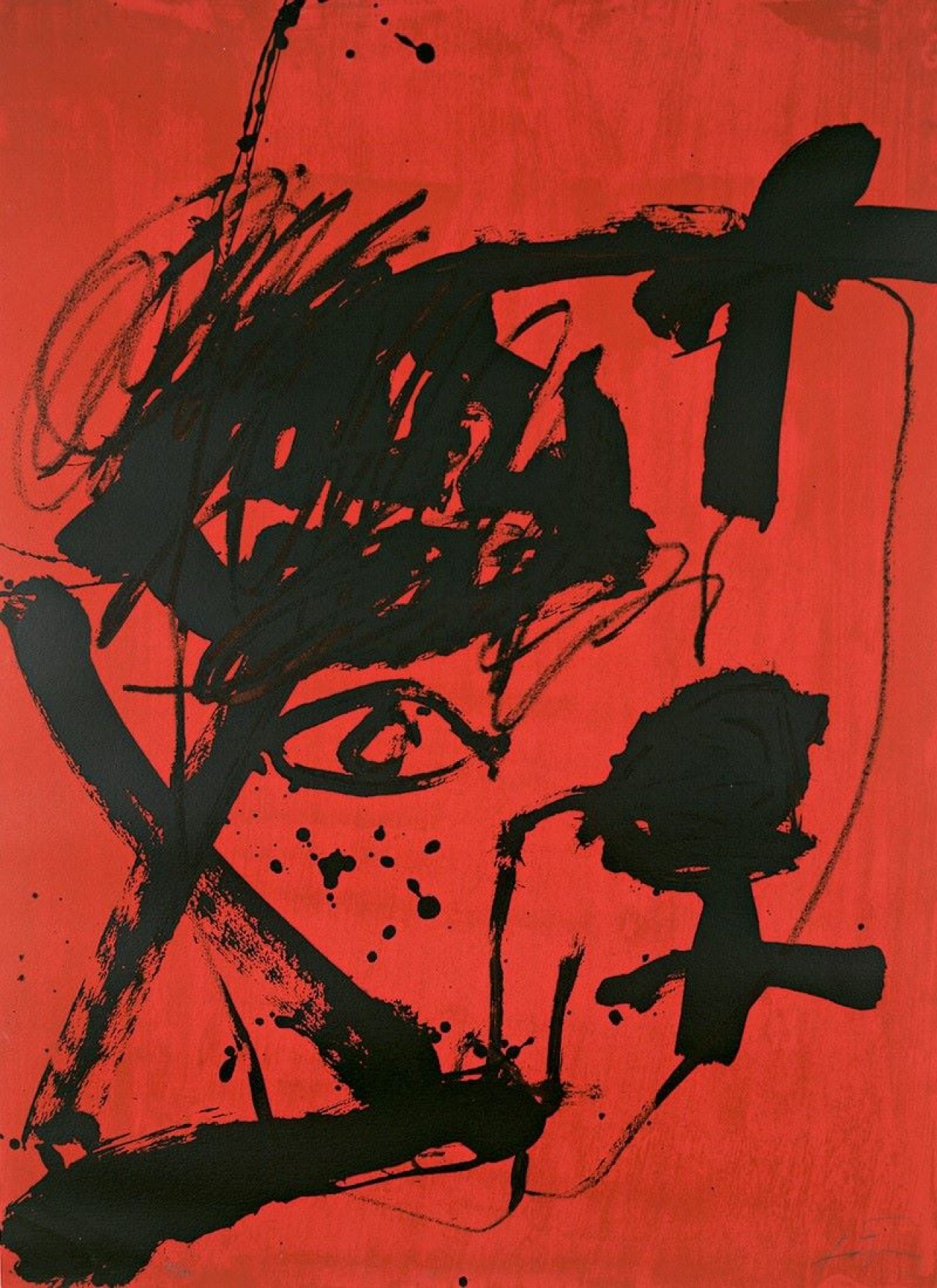 This picture shows the following artwork: Antoni Tàpies. „Fundació Antoni Tàpies“. 1990.