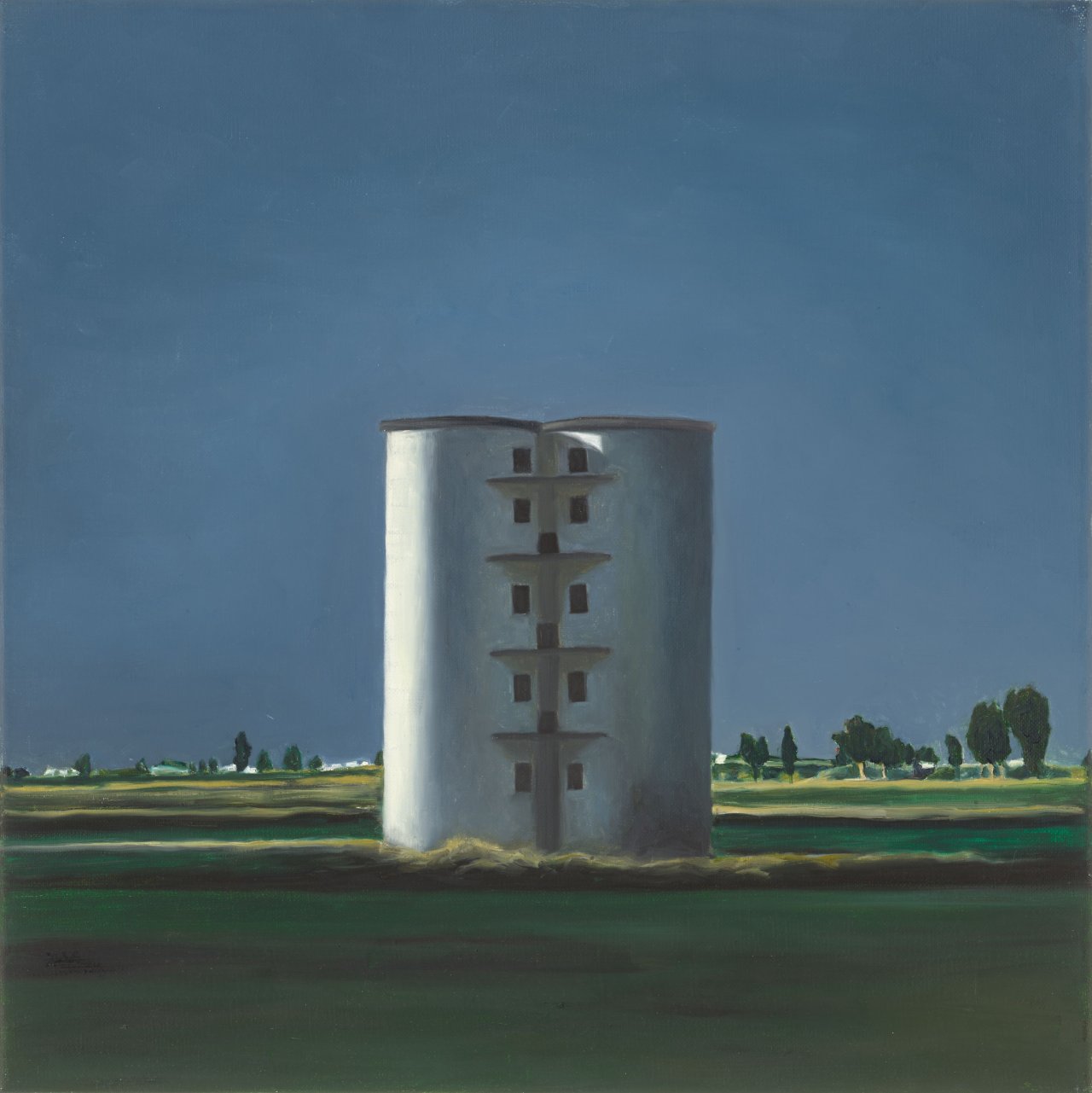 This picture shows the following artwork: Karin Kneffel. Twilight. 1995.