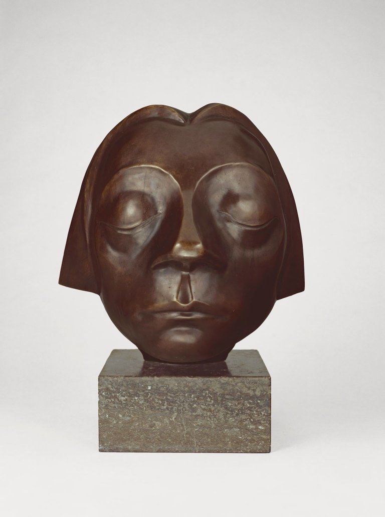 This picture shows the following artwork: Ernst Barlach. „Kopf des Güstrower Ehrenmals“. 1927.