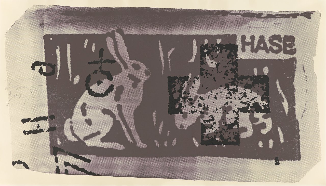 Auf diesem Bild ist das folgende Kunstwerk zu sehen: Joseph Beuys. „Hasenzucker“. 1972.