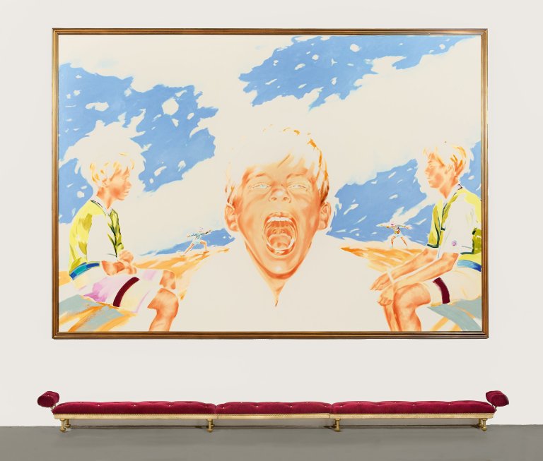 Auf diesem Bild ist das folgende Kunstwerk zu sehen: Norbert Bisky. „RUSSISCH ROULETTE“. 2003.