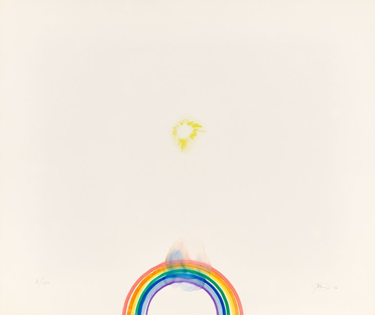 Auf diesem Bild ist das folgende Kunstwerk zu sehen:  Mappenwerk. „ZERO“. 1966.