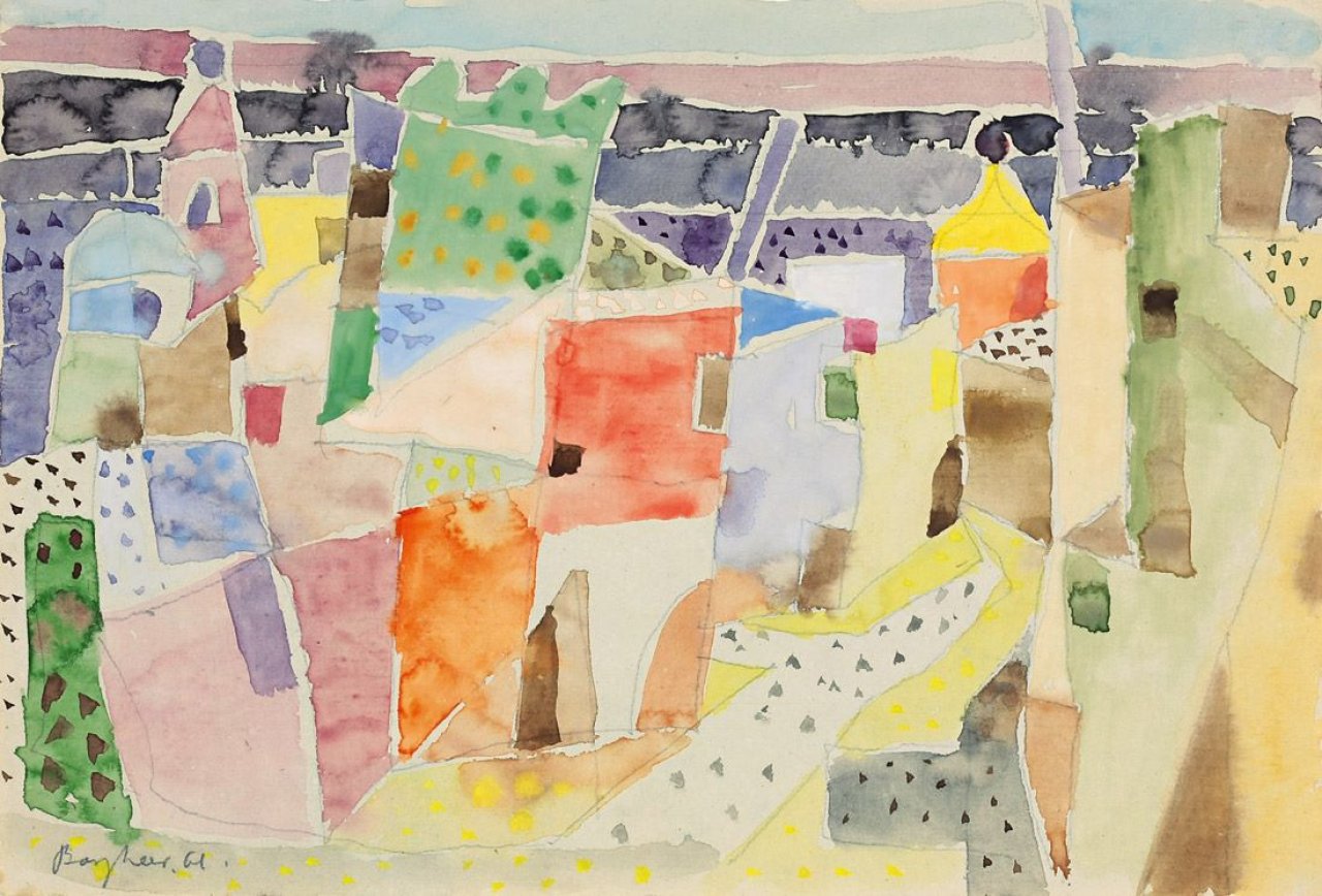 Auf diesem Bild ist das folgende Kunstwerk zu sehen: Eduard Bargheer. Ohne Titel (Ischia). 1961.