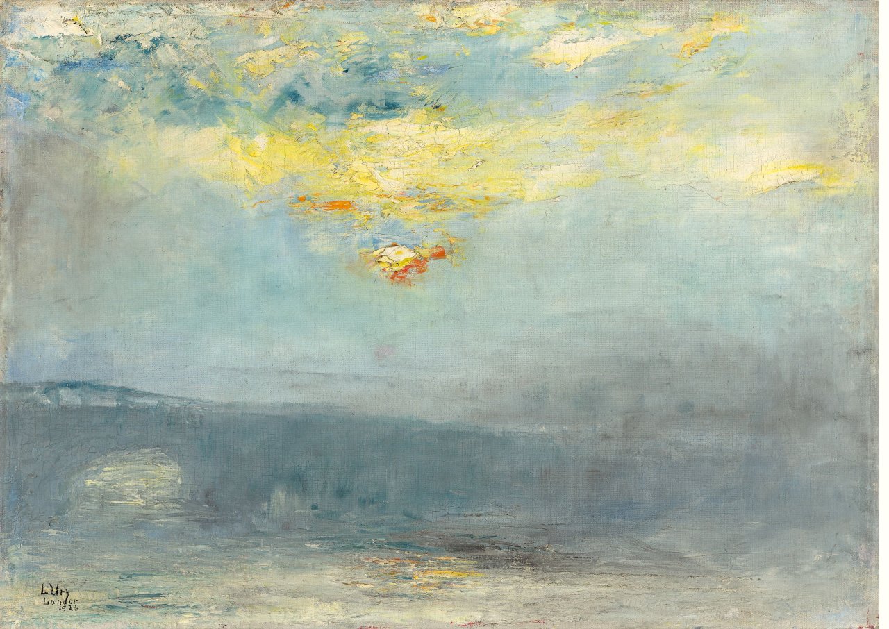 This picture shows the following artwork: Lesser Ury. 