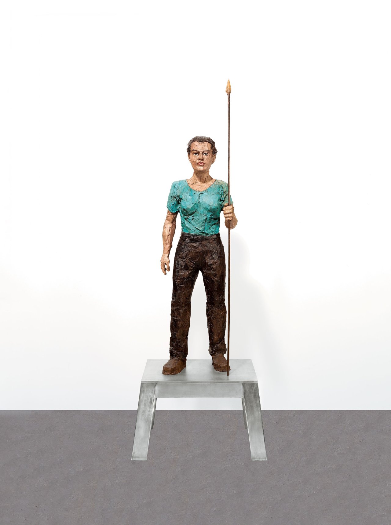 Auf diesem Bild ist das folgende Kunstwerk zu sehen: Stephan Balkenhol. Diana. 2011.