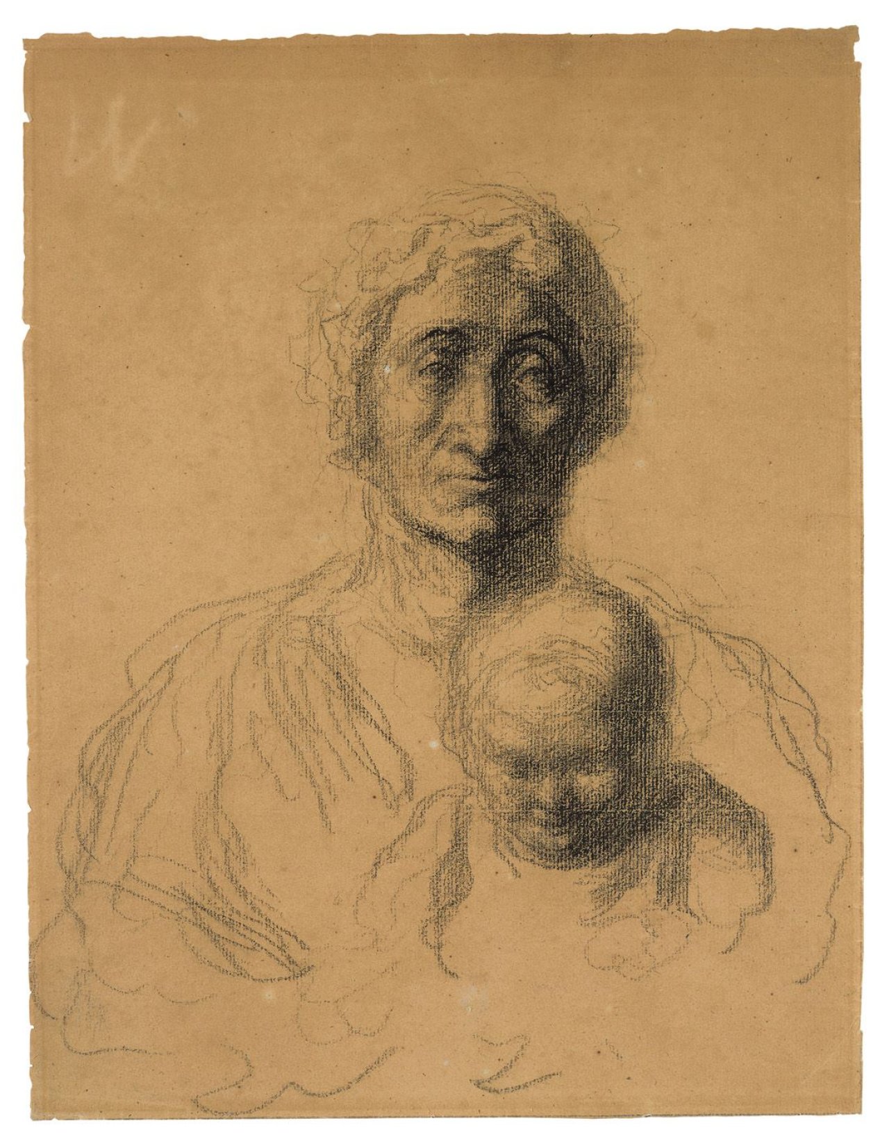Auf diesem Bild ist das folgende Kunstwerk zu sehen: Honoré Daumier. Mère et Enfant.