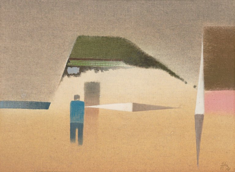 Auf diesem Bild ist das folgende Kunstwerk zu sehen: Hans Jaenisch. Ohne Titel. 1978.