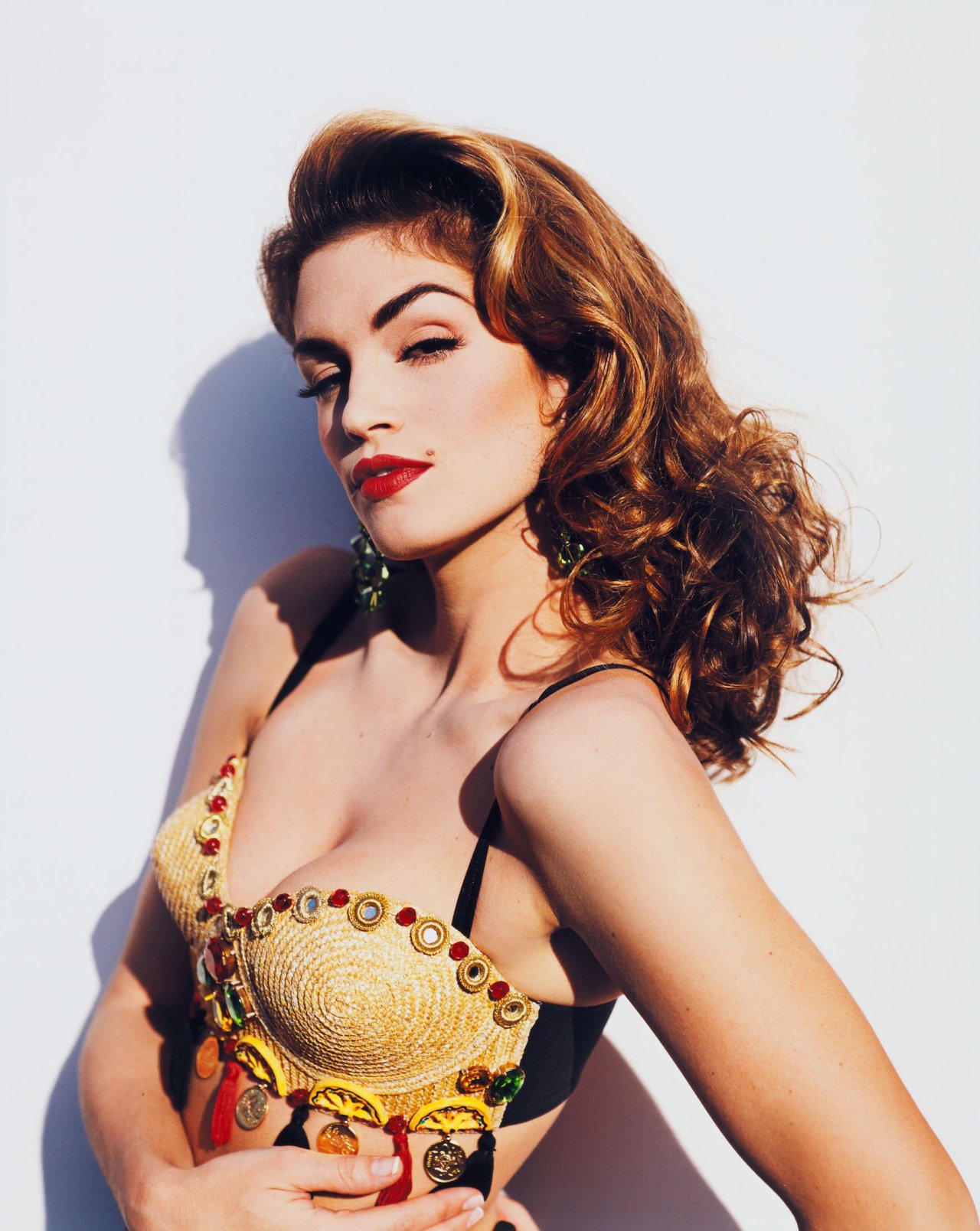 Auf diesem Bild ist das folgende Kunstwerk zu sehen: Michel Comte. Cindy Crawford, Vanity Fair. 1992.