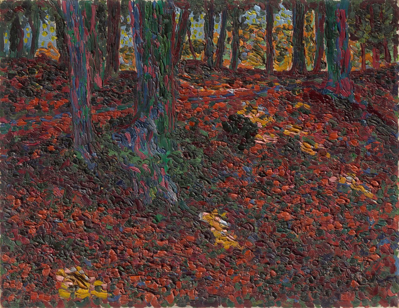 Catalog image of „Herbstlicher Baum I“. Um 1908