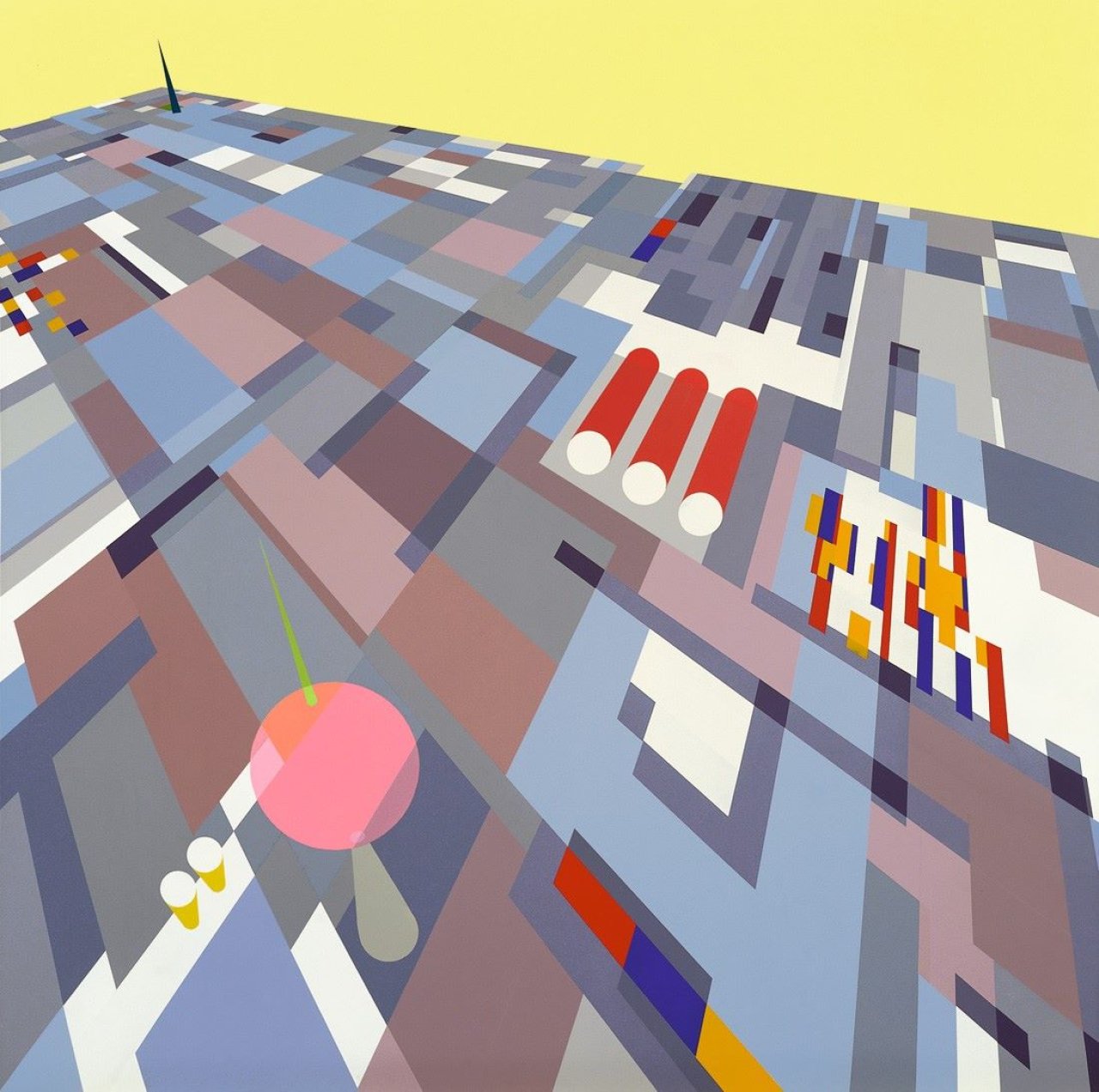 Auf diesem Bild ist das folgende Kunstwerk zu sehen: Torben Giehler. „In The Flat Field“. 2000.