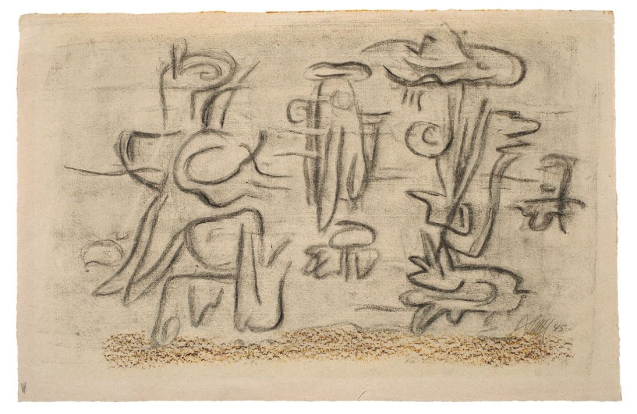 This picture shows the following artwork: Willi Baumeister. Untitled. 1945.