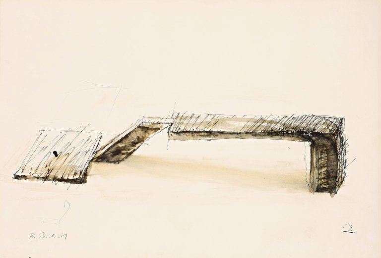 Auf diesem Bild ist das folgende Kunstwerk zu sehen: Franz Bernhard. Ohne Titel. 1969.
