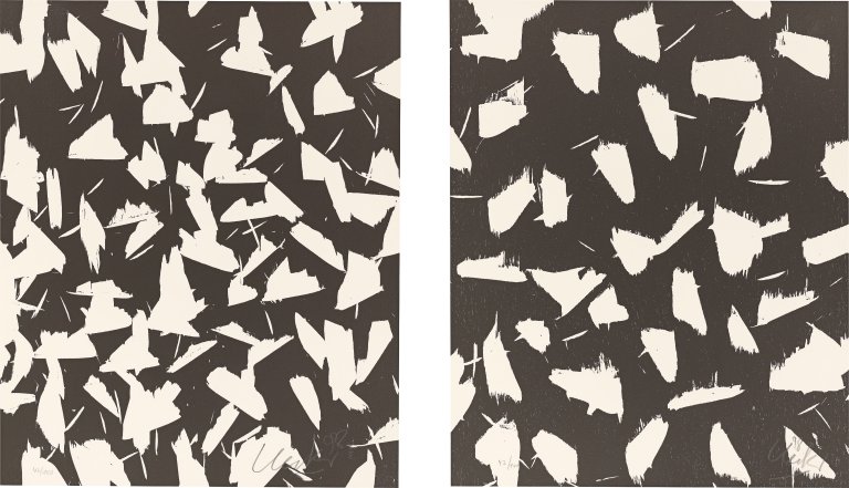 Auf diesem Bild ist das folgende Kunstwerk zu sehen: Günther Uecker. „Lichtungen“. 1997/98.