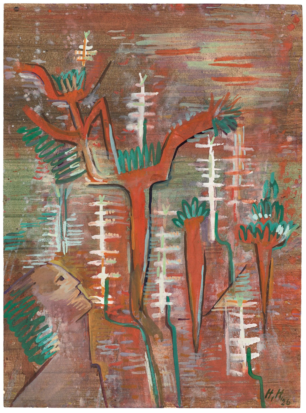 Auf diesem Bild ist das folgende Kunstwerk zu sehen: Hannah Höch. Ohne Titel. 1926.