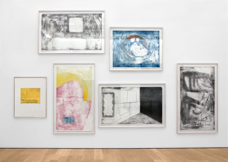 Auf diesem Bild ist das folgende Kunstwerk zu sehen: Albert Oehlen. „Unterwerfung von DASSELBE“. 1986.