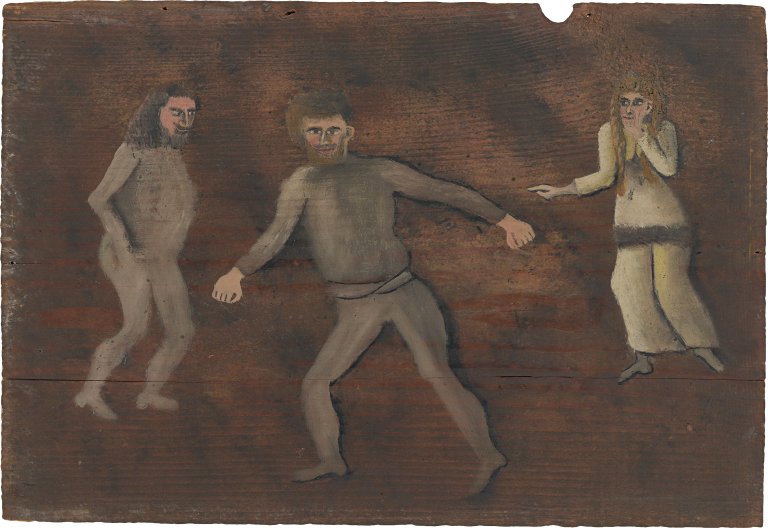 Auf diesem Bild ist das folgende Kunstwerk zu sehen: Adalbert Trillhaase. Pankok als Retter. 1920er-Jahre.