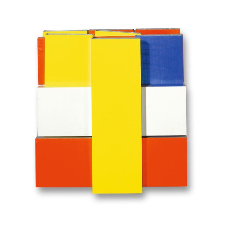 Auf diesem Bild ist das folgende Kunstwerk zu sehen: Imi Knoebel. Ohne Titel. 1995.