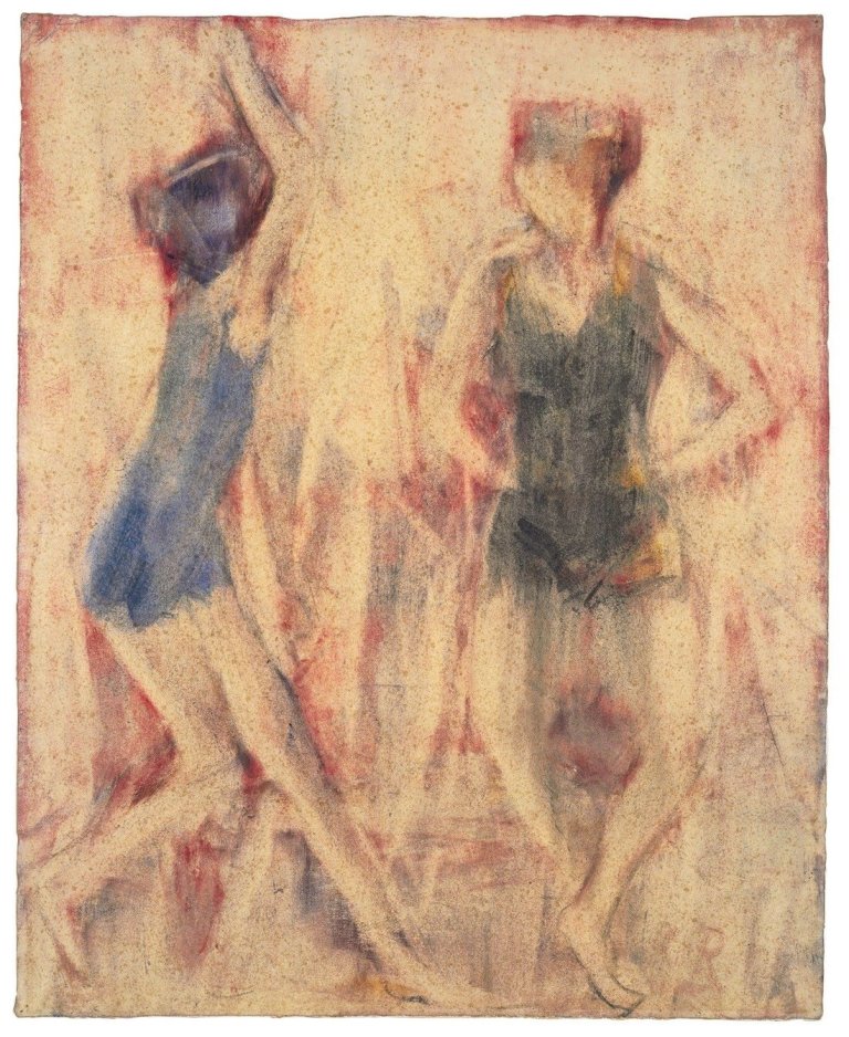 Auf diesem Bild ist das folgende Kunstwerk zu sehen: Christian Rohlfs. „Badende (Ostsee)“. 1927.