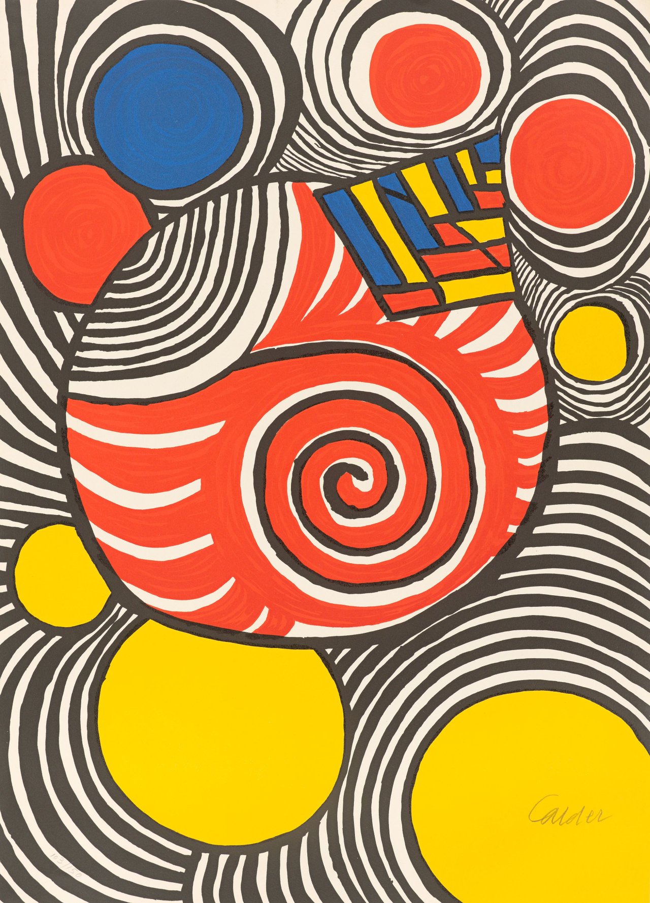 This picture shows the following artwork: Alexander Calder. Clown. 1976.