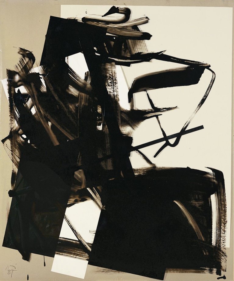 Auf diesem Bild ist das folgende Kunstwerk zu sehen: Imi Knoebel. Ohne Titel. 1989.