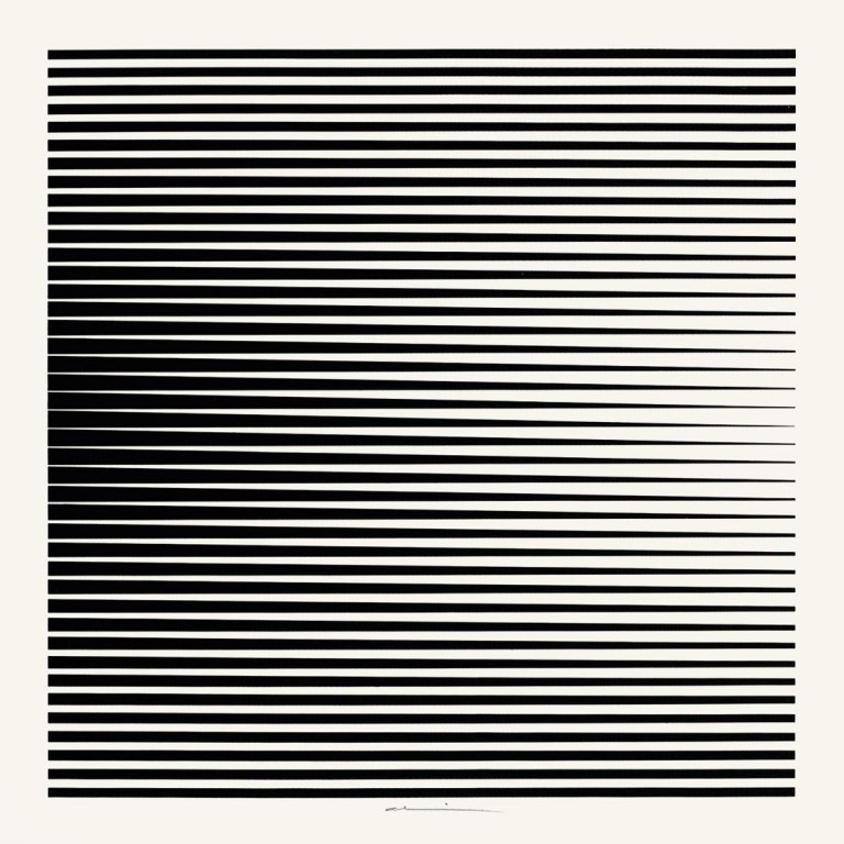 Auf diesem Bild ist das folgende Kunstwerk zu sehen: Getulio Alviani. Ohne Titel.