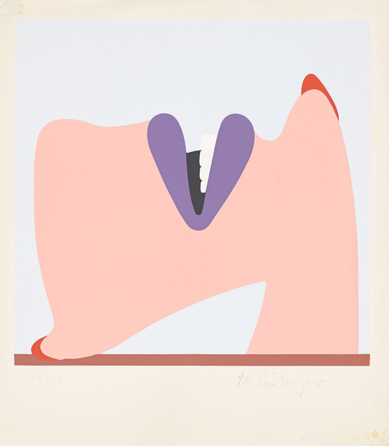 Auf diesem Bild ist das folgende Kunstwerk zu sehen: Lambert Maria Wintersberger. Ohne Titel. 1967.