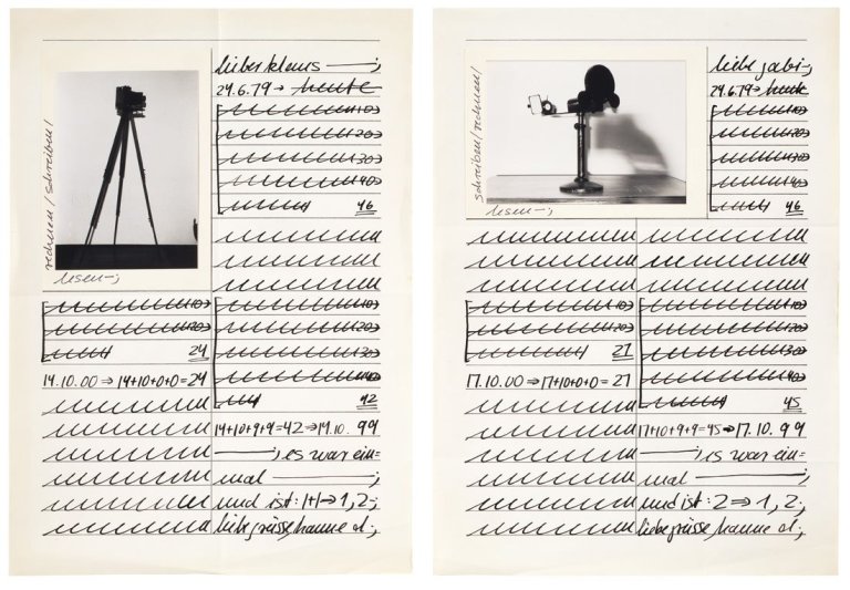 Auf diesem Bild ist das folgende Kunstwerk zu sehen: Hanne Darboven. Ohne Titel. 1979.