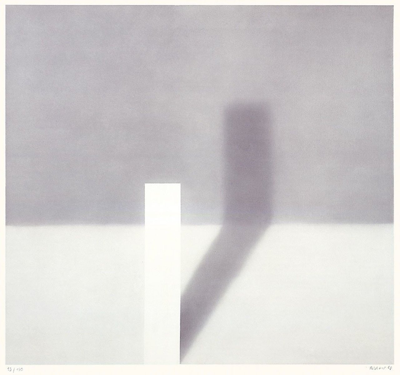This picture shows the following artwork: Gerhard Richter. „Schattenbild I“. 1968.