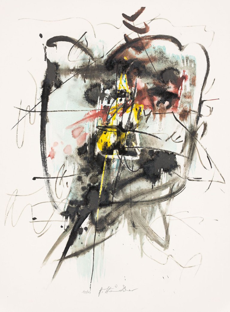 Auf diesem Bild ist das folgende Kunstwerk zu sehen: Hans Staudacher. Ohne Titel.