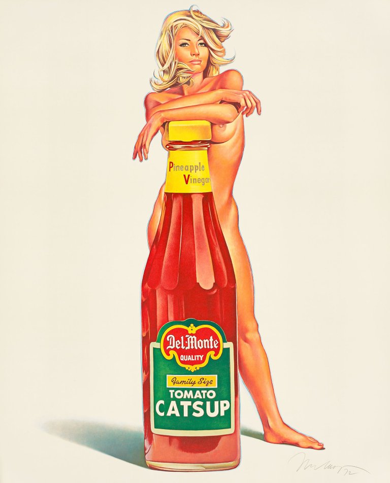 Auf diesem Bild ist das folgende Kunstwerk zu sehen: Mel Ramos. „Della Monty“. 1972.