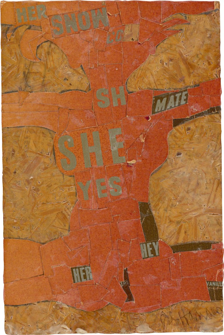 Auf diesem Bild ist das folgende Kunstwerk zu sehen: Al Hansen. „She Yes“. Ca. 1964/66.