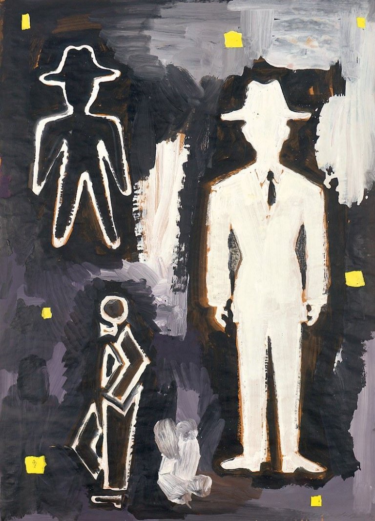 Auf diesem Bild ist das folgende Kunstwerk zu sehen: Helmut Middendorf. Ohne Titel. 1992.