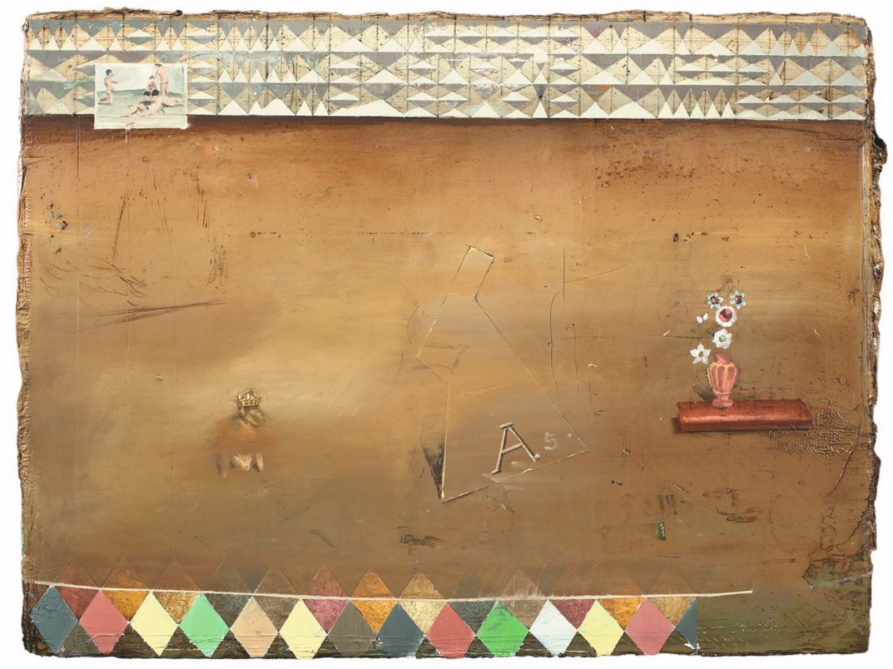 Auf diesem Bild ist das folgende Kunstwerk zu sehen: Matthias Weischer. „Gehege“. 2005.