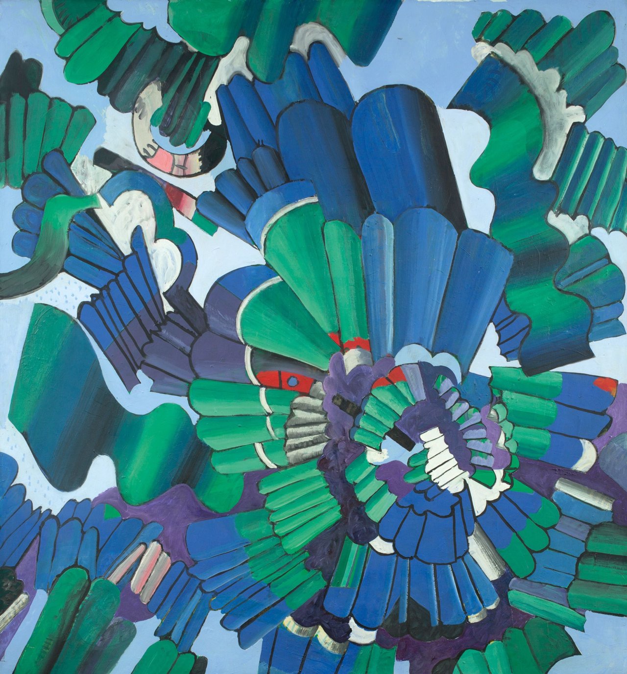 Auf diesem Bild ist das folgende Kunstwerk zu sehen: Ulrich Knispel. „Steinerne Rose“. 1966.