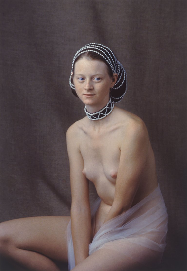 Auf diesem Bild ist das folgende Kunstwerk zu sehen: Frank Horvat. „Kristin“, aus: „Vraies semblances“, 1980–1986. 1982.