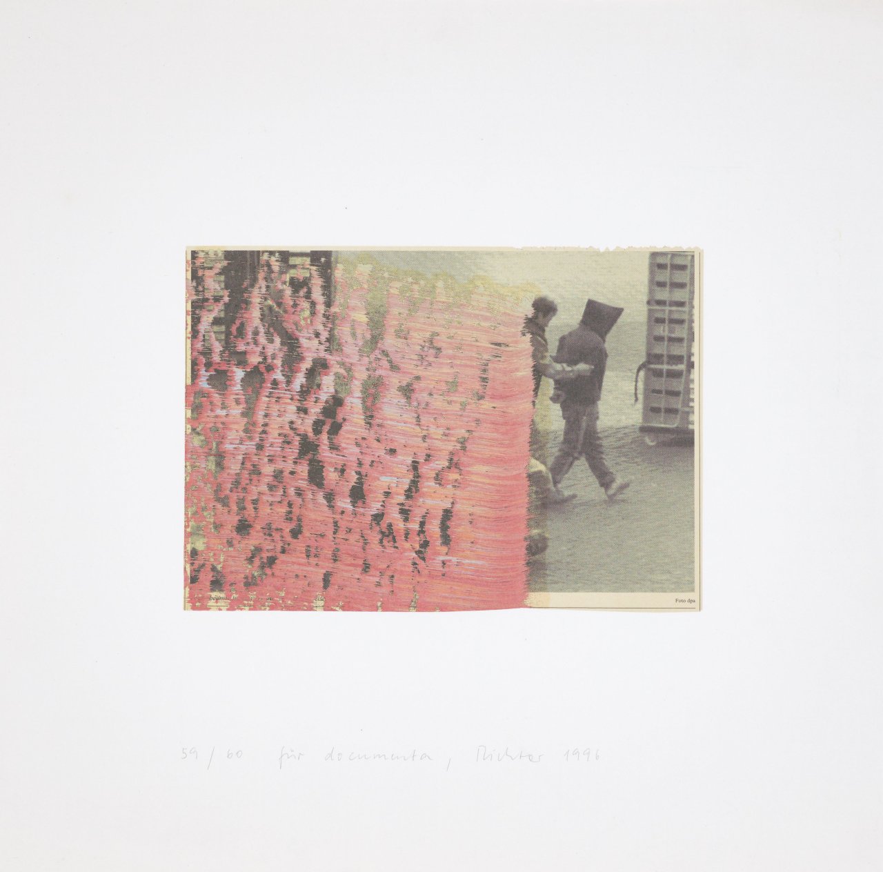 This picture shows the following artwork: Gerhard Richter. ”Hood”. 1996.