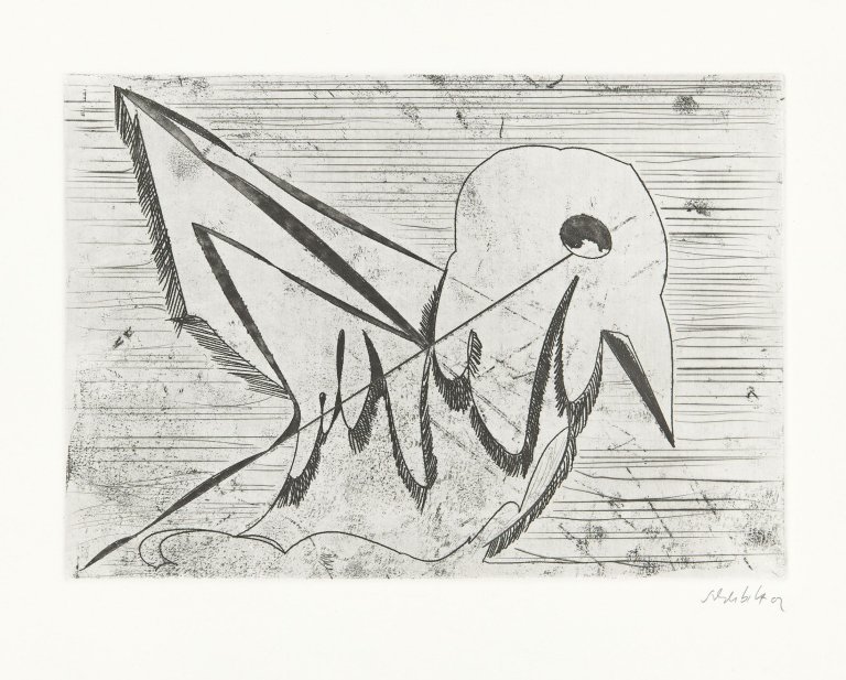 Auf diesem Bild ist das folgende Kunstwerk zu sehen: Thomas Scheibitz. „Sanford“. 2002.