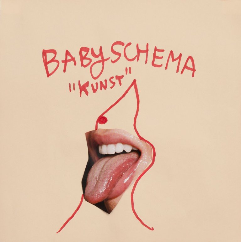 Auf diesem Bild ist das folgende Kunstwerk zu sehen: Jonathan Meese. Ohne Titel, aus der Serie „Babypropagandaddy“. 2008.