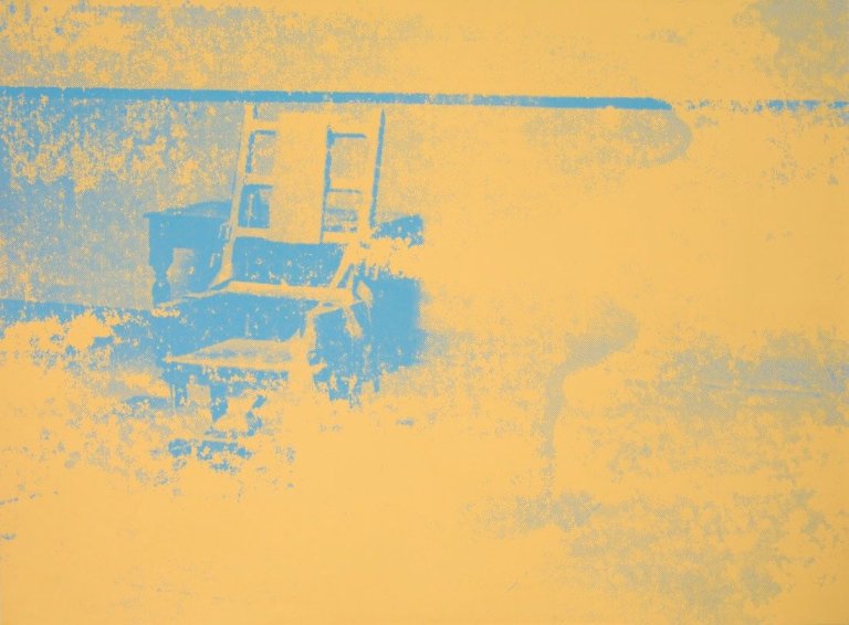 This picture shows the following artwork: Andy Warhol. Aus: „Electric Chair“. 1971.